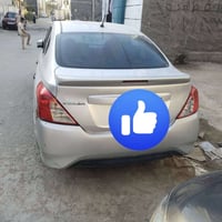 رنيسان فيرسا2018وارد أمريكي حادثة ربع البنيد وجاملغ امامي وبيه جاملغ خ...