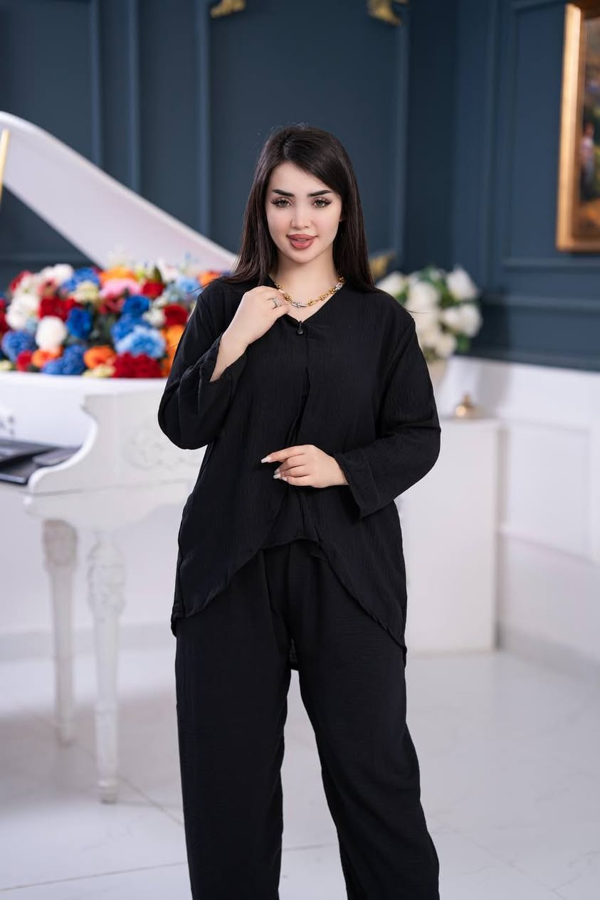 سوت نسائي 

خامة لينن سواد فاحم جوانب الخصر حبل 

L.XL.2XL.3XL.
.
الدرزن 140 نسبه 5
سعر القطعه مفرد 17
 الف 

 
توصيل جميع المحافظات 5 الف
فرع 2


**إذا كنت صاحب هذا الإعلان وتريد حذفه لأي سبب، رجاءا أرسل رسالة إلى الدعم الفني**