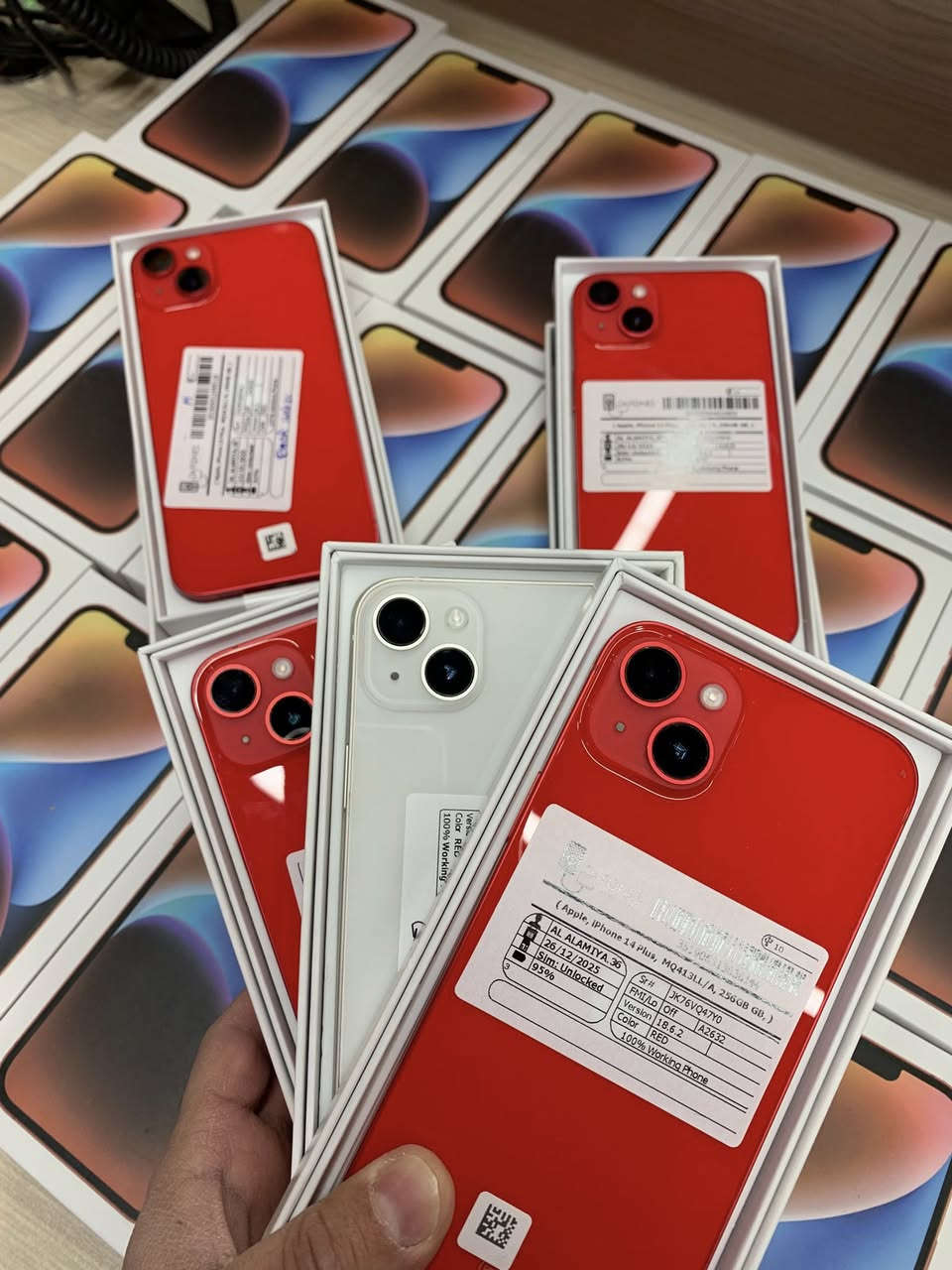 🔥 عرض حرق الاسعار🔥
‏

‏📱 iPhone 14 plus – 256GB 

💵السعر  / 475.000

جميع الاجهزة شريحة الكترونية 💳 

⚠️  و ضمان الاجهزة لمدة 10 ايام 

 

🎁 هدية مجانية مع كل جهاز:

ملحقات وباكيت الجهاز الاصلية +حافظة +لاصق ضد الكسر 

💳 بطاقة ضمان بأسم المشتري لمدة 10 يوم 

  ————————- ————————

🏛العنوان: صلاح الدين تكريت شارع الاربعين من جهة فندق تكريت بلازا مقابل شركة زين 

📞📞هاتف 

***********
