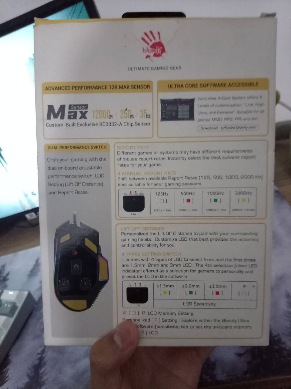 Bloody 95w max
نضيف كلش استعمال قليل ب ٢٥ قفل توصيل ما عندي
مكاني بغداد حي العامل أو مراوس ب ماوس احسن و انطي فرق


**إذا كنت صاحب هذا الإعلان وتريد حذفه لأي سبب، رجاءا أرسل رسالة إلى الدعم الفني**