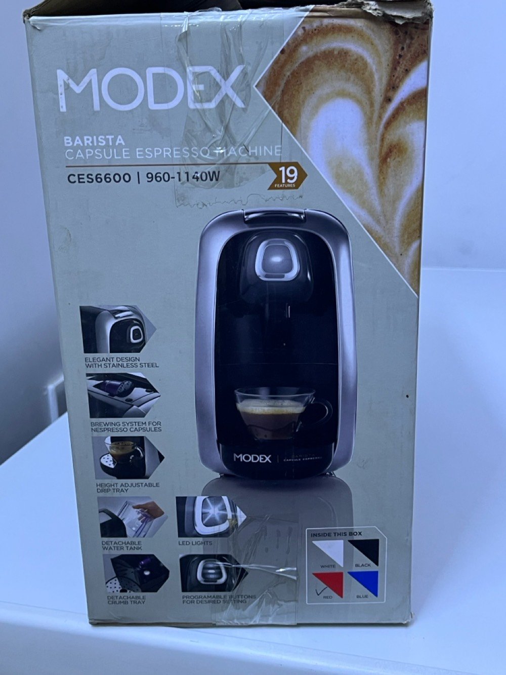 السلام عليكم ماكنة قهوة modex للبيع  جديدة غير مستعملة اخذتها ب225الف حالياً اريد أبيها 190 وبيها مجال 
***********