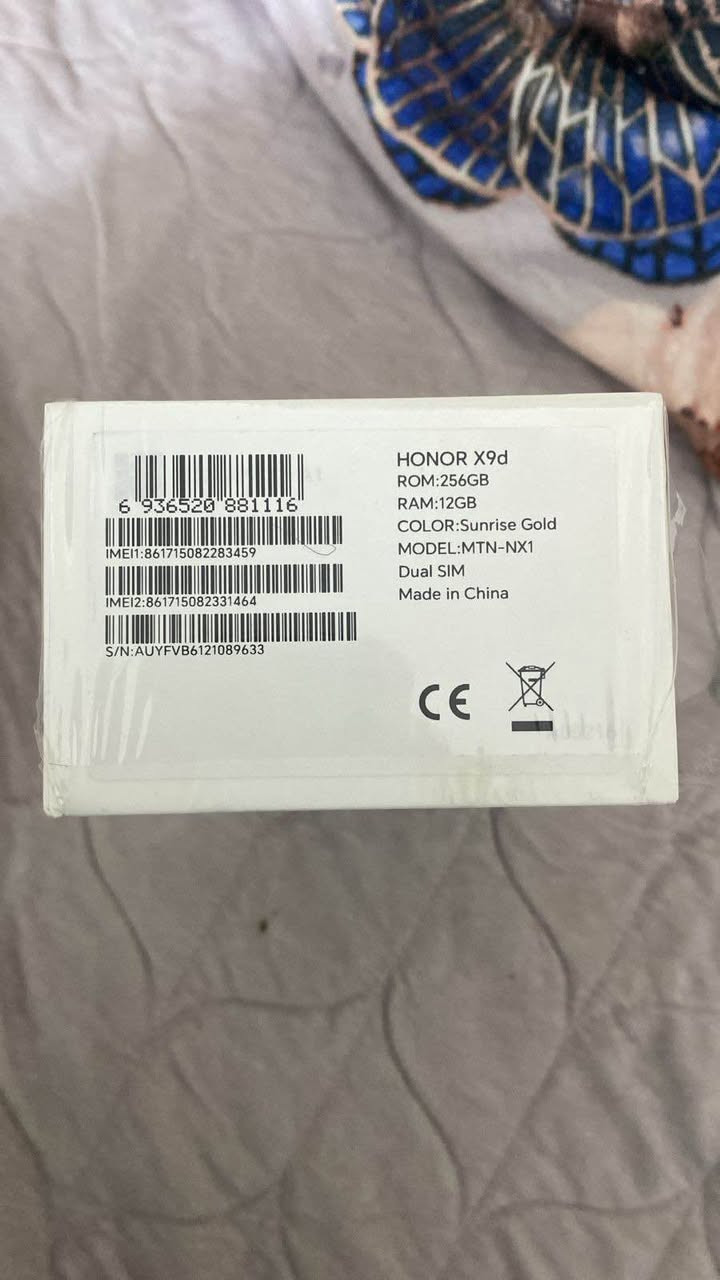 سلام عليكم هونر x9d 5G ذاكره 256 بعده بل كارتونه ممفتوح لون برتقالي اليوم اخذته 525 الف اني رايده ب500 الف قفل للستفسار *********** مكاني بغداد جسر ديالى الجديد بغداد, العراق
