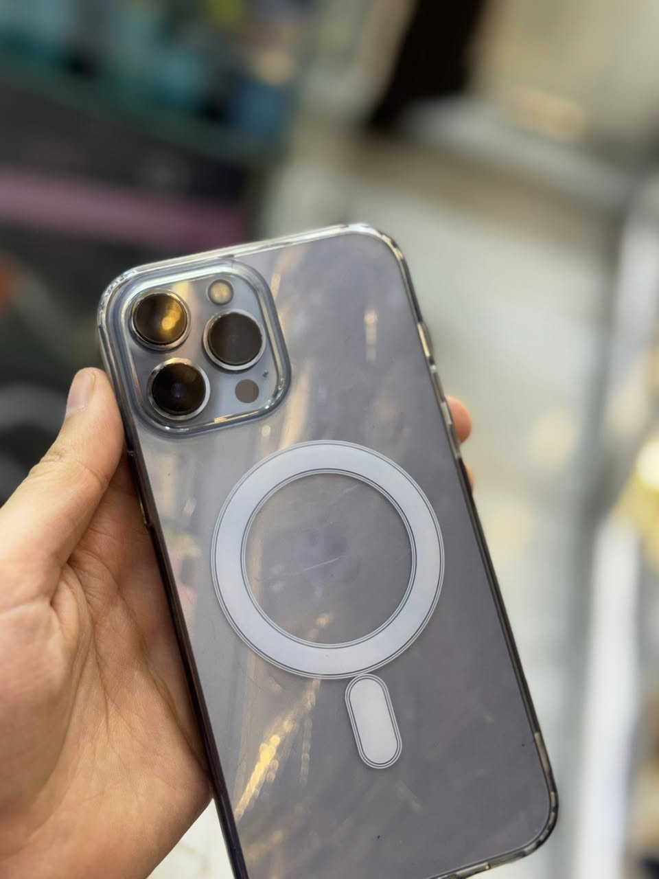 13 برو ماكس
256
بطارية 91
مع كارتون 
الشاشة مبدل شاشة اصلية وليس كوبي او وسط 
السعر 625 
الرقم ***********
