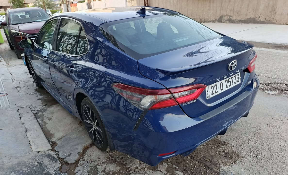 𝐓𝐎𝐘𝐎𝐓𝐀 𝐂𝐀𝐌𝐑𝐘 2024
تويوتا كامري (SE) موديل 2024 
 سيارة دخول جديد فحص وهزة جديد 
رقم اربيل جديد باسمي تحويل ثاني يوم 
اللون : ازرق غير محدد
عداد المسافة : ٣١ الف ميل مشي امريكا 
حجم المحرك : 2.5 ( 4 .سلندر )
شاشة  كبيرة
سويج عدد ٢ 
كاميرا خلفية 
رادار امامي (تحديد مسار)
مانع انزلاق+𝐀𝐁𝐒
3انظمة  (𝐄𝐂𝐎) (𝐍𝐎𝐑𝐌𝐀𝐋)(𝐒𝐏𝐎𝐑𝐓)
تحكيم استيرن+ شفتات استيرن
كشنات جلد ، كشنات كهرباء
مثبت سرعه تفاعلي قيادة اليه 
تحديد مسار  
توقف ذاتي 
سيارة جاهزة من كلشي
ضرر بنيد وجاملغ وباب سكن إرباك ستين وكشن منظومة سستم إرباك
السعر ١٦٢ ورقة وبي مجال للشراي يدلل 
مكاني بغداد حي جامعة للاستفسار الاتصال *********** غير متواجد ع فيس
