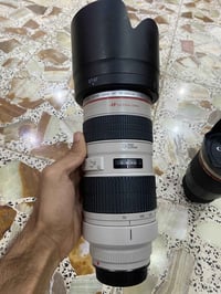 Canon EF 70-200mm f/2.8L USM (الإصدار الأوول  – العدسة نظيفة، المانوال...