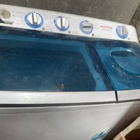 غسالة بحوضين • ١٢ كيلو • نظيفة جداً