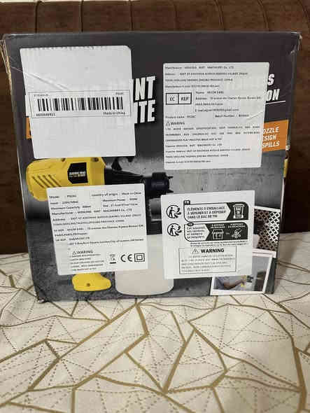 يا الله السلام عليكم 
مرشة صبغ كهربائية
السعر 35
العنوان بغداد يوجد توصيل
للتواصل / ***********
