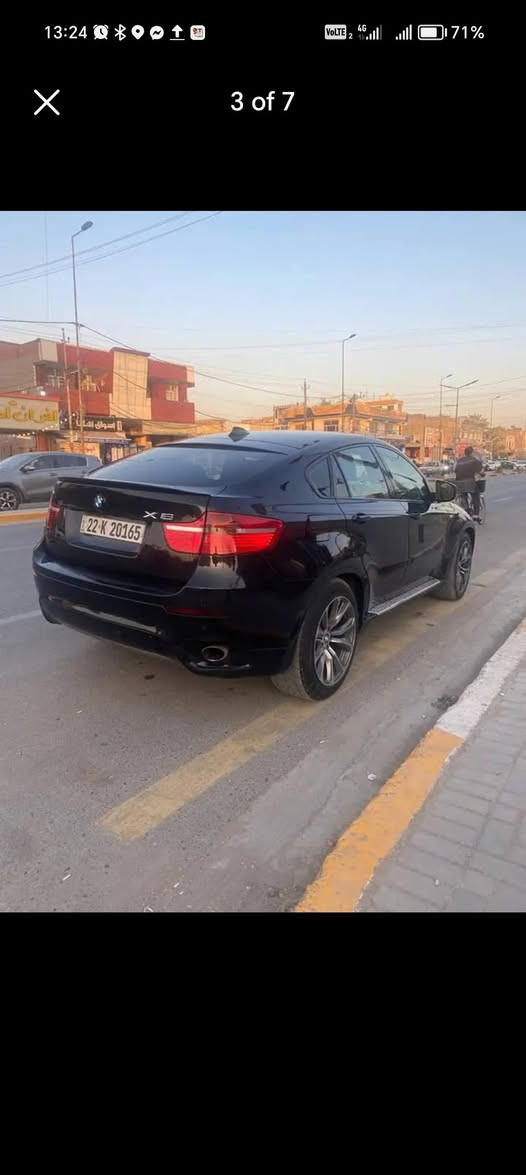 BMW X6 3.5  2010 كاز
twin turbo

-------------------------------------
السعر : 100 وبيه مجال بسيط 
‏
رقم الهاتف : *********** / واتساب  

رقم السيارة : أربيل 

مكان السيارة : بغداد
-------------------------------------
السلام عليكم 
للبيع او مراوس حسب القناعة
بي ام  X6 موديل 2010 حجم 3.5 6 سلندر كاز 
سيارة اوربية  سنوية 2027 سيارة  ماشية 175 الف محرك وكير وضع شركة ما مفتوح 

تفاصيل 👇🏼👇🏼
1_ بصمة 
2_محرك 6 سلندر  ✈️⁦⁩+كير مكفولات ⁦
3_تبريد قطع تين عاطل للاسف قبل أسبوع 
4_سلايت 
5_كير كوبرا
6_مراية داخلية+جانبة عاكسة 🔍
7_مري شفط ⚔️
8_ كشنات كهرباء  +ذاكرة خزن  
9_لدات انارة داخلية 💡
10_شاشة أعطال  🖥
11-انارة ترحيب 🔦
12-حساسات امامي خلفي  
13-لايت زنون داينمك  
14-ستيرن كهرباء مع خزن ذاكرة 
15-شاشة اعطال 
16_هاند بريك بصمة 
17- كزوز  رياضي
18_شفتات ستيرن 
19_جنطة كهرباء
