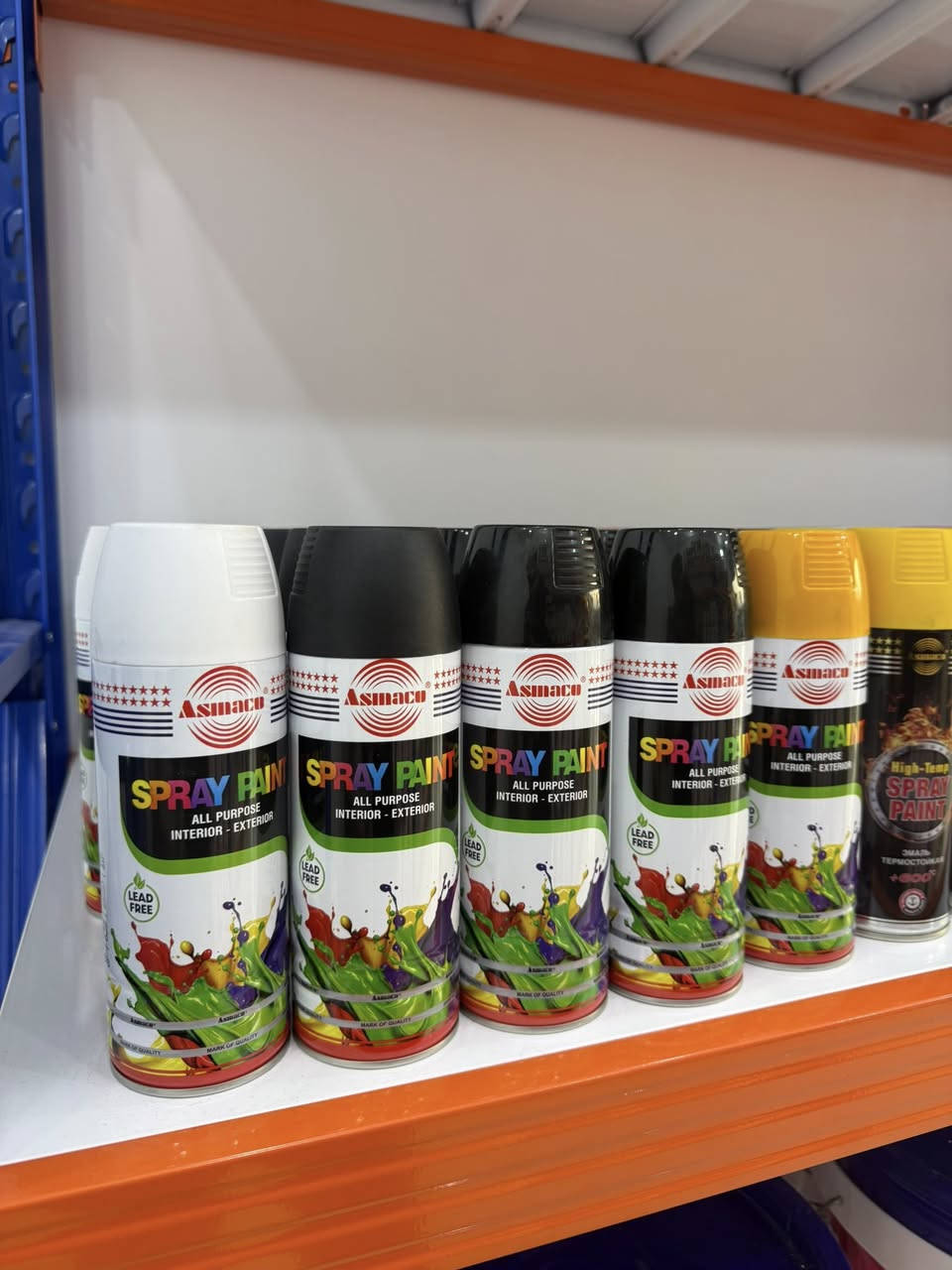 سبري الاصباغ المفضل لدى
الجميع،
تعبئة 400مل
مقاوم للحراره ،مقاوم للضروف الجوية ، ذو تغطية عالية 
يتوفر الان بجميع الالوان ويتوفر منه الحراري,
 كل ما هوة مميز وجديد
تجدونه لدينا
وبأنسب الاسعار.

العنوان ديالى/خانقين/7نيسان
رقم الهاتف /***********
