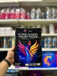 ورق فوتو Super Glossy✨ من ماركة فونيكسPhoenix   🔹نوع الورق فوتو غلوسي ...