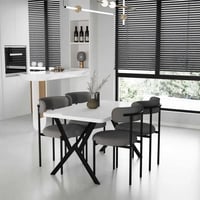 ميز طعام • ٤كراسي • ١٢٠×٨٠