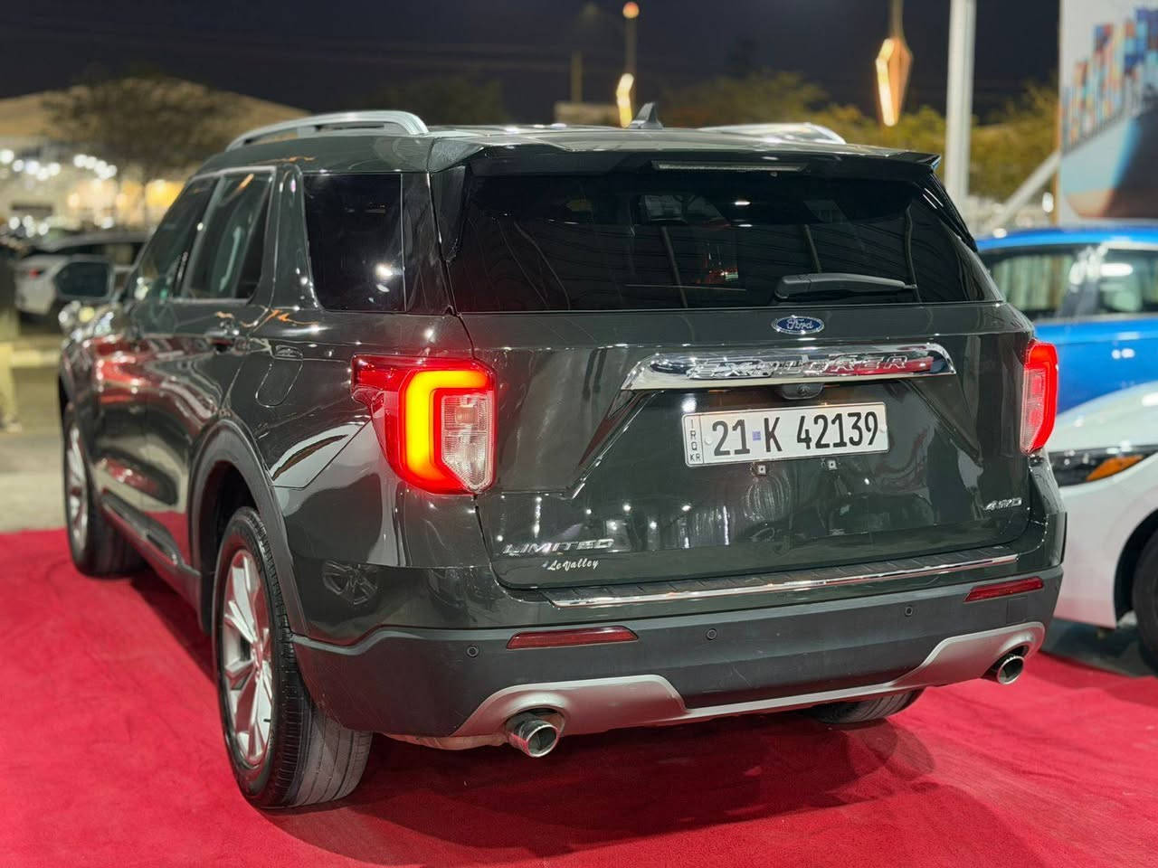 2023 Ford Explorer Limited
فقط بيع بدون مراوس
فورد اكسبلور موديل 2023
سعر198$
مواصفات لمتد فول 1/1فقط بدون بانروامه
سياره بيه جاملفين صبغ و باب و بونيد فقط 
دزلي رساله واتساب ادزلك صور حادث 
رقم سليماني بأسمي شرط تحويل و غراما 
مكان كركوك 
للاتصال *********** + واتساب كركوك, العراق
