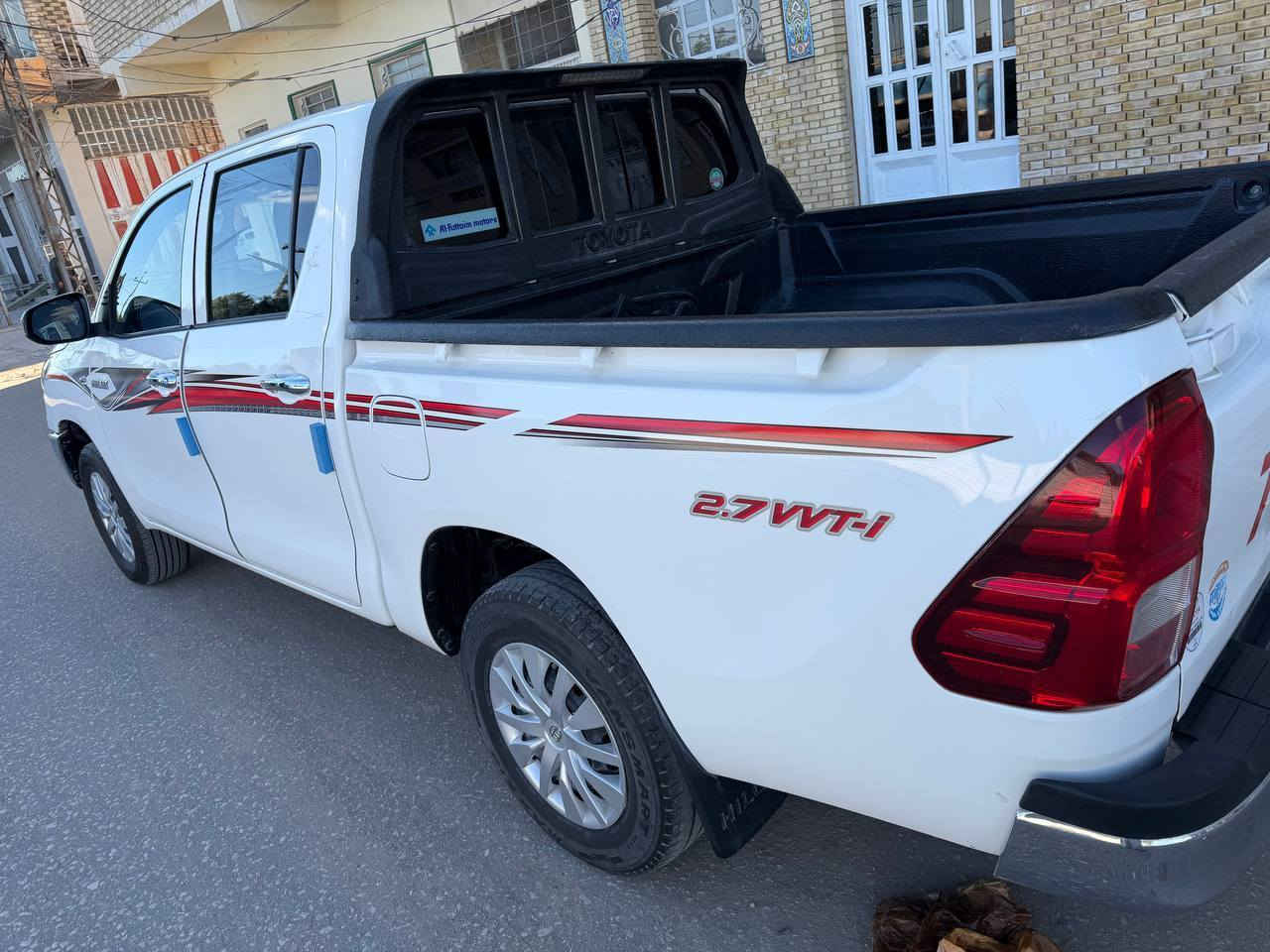 للبيع هايلوكس موديل 2022 ناصية كير عادي محرك بلادي ما مفتوح جاهزة من كل شي كير مكينة حدادية تبريد ماشية 110 الف رقم بغداد سنوية لل2033 بيهة فقط بنيد مبدل بلادي بدون صبغ بدون دواخل والقديم موجود السعر 230 المكان نجف ***********
