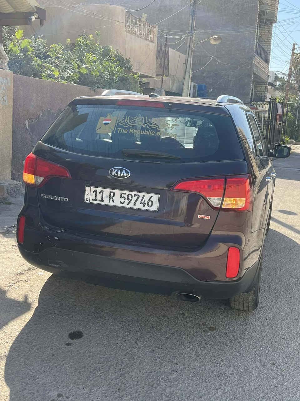 بيع سورنتوا ١٤ رقم بغداد باسمي بيه ثلاثه قطع صبغ مابيه تبديل ليبل واحد محرك كير مكفول السعر ١٣٥ وبيه مجال او مراوس اتصل ***********جمال جاسم  حي الجهاد قرب جامع محمد رسول الله  بدون دواخل ولا شاصي متضرر على الشركه تحويل نفس اليوم الله يحفظكم
