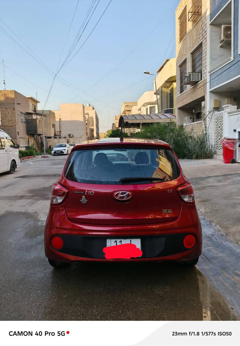 السلام عليكم ورحمة الله وبركاته
للبيع هيونداي Grand i10 موديل 2020

🔹 رقم بغداد الجديد ( سنوية جديدة) باسمي
🔹 السيارة باسمي وتحويل مباشر
🔹 ماشية 18 ألف كم
🔹 محرك 1200 سي سي DOHC (دوش) 4 سلندر اقتصادي وقوي
🔹 مكفولة من الصبغ والضربة والبارد
🔹 السيارة على وضع الشركة ومن دون أي تعديلات
🔹 استعمال شخصي وحالة ممتازة جدًا
🔹 شاشة Apple CarPlay
🔹 كاميرا خلفية٫ بلوتوث ٫ USB ؛ AUX
🔹 مرايا جانبية شفط كهربائية
🔹 إشاير بالمري الجانبية

💰 السعر: 107 ورقة (قابل للتفاوض بالمعقول بعد المعاينة)

📍 مكان السيارة: بغداد – زيونة

📞 للمعاينة والاستفسار:  
دكتور صهيب
***********

✅ مكفولة من الصبغ والضربة والبارد
✅ السيارة على الفحص بأي مكان يختاره المشتري

الجاد بالشراء يتفضل بالاتصال.

تحياتي للجميع،
