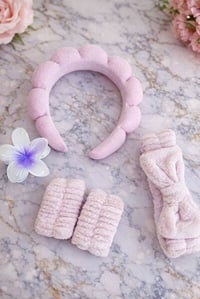 سيت عناية • وردي • طوق شعر