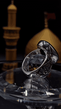 خاتم عقيق يماني صياغه يدوي شغل خاص vip فضه عيار 950 السعر على خاص 0785...