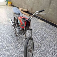 دراجه ايرانيه للبيع بدون اوراق قبق صينيه جديد موجود السعر 450 وبيها مج...