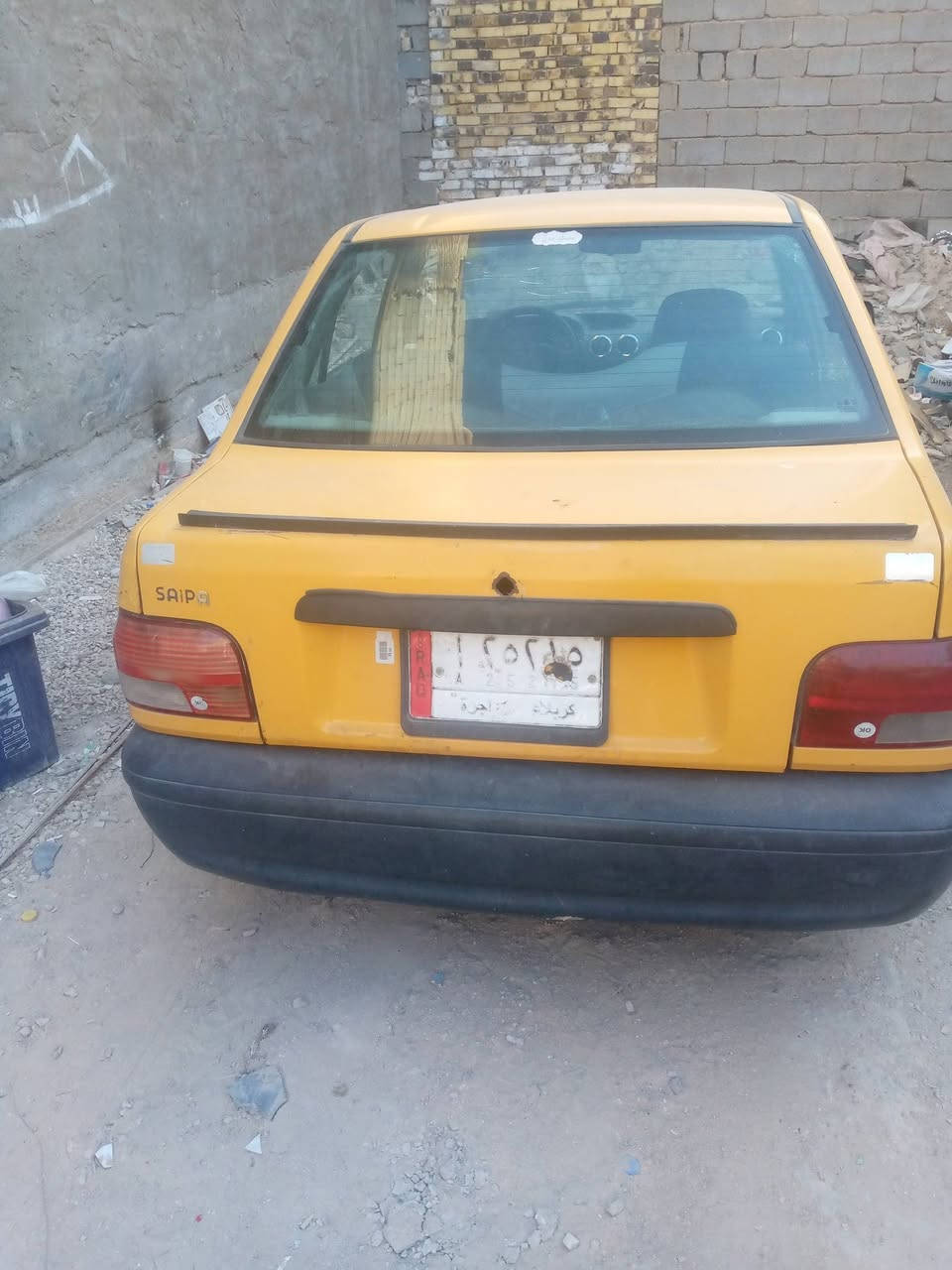 سايبة موديل 14 رقم كربلاء موجودة بكربلاء 
محرك يبخر و درايم جهة يمنى يطكطك سعر 16ورقة *********** ما متواجد على الفيس
