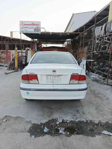 سلام عليكم سمند للبيع موديل ٢٠١١ السياره حلو أو كاعد  السياره بيه بس خياست موضح بل صوره مكينه أو كير كفاله عامه عده ضربه بل خشم ما وصله شاصي السعر  36
