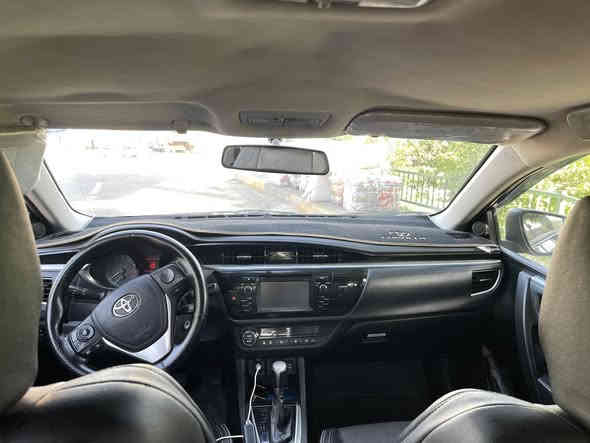 كورلا2016 S بدون ايرباك حاملغ امامي فقط مبدل 
فول عدا الفتحة والبصمة شاشة وكامرا ومودات قياده وشاشة اعطال وشفتات وتحكمات السيارة جاهزه من گير ومكينه وتبريد وحدادية رقم سليمانية وبسمي تحويل او وكاله حاضر 125$ وبيهه مجال مكاني الشعلة *********** متواجد واتساب
