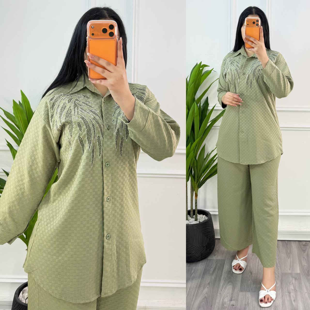 جديد كليآ
سوت نسائي ماستر كوالتي ستراس درجة اولى 

فري سايز يلبس جميع المقاسات قالب راهي 

خامه بهاري 

122 الف 

طول القميص 80
طول البنطلون 100 قياسات استندر
سعر مفرد 14


**إذا كنت صاحب هذا الإعلان وتريد حذفه لأي سبب، رجاءا أرسل رسالة إلى الدعم الفني**