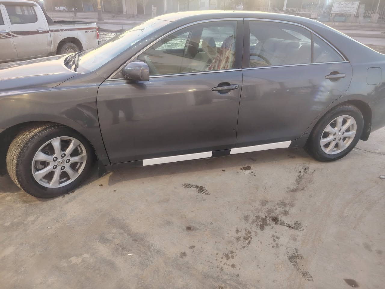 كامري ٢٠٠٧ بغداد رقم دولي محرك ٢٤٠٠ وارد أمريكا 
تدفى تبريد تخم تاير سنويه لل٣٠  ابيع صبغ حزام سعره ٨٨ للاتصال ***********
