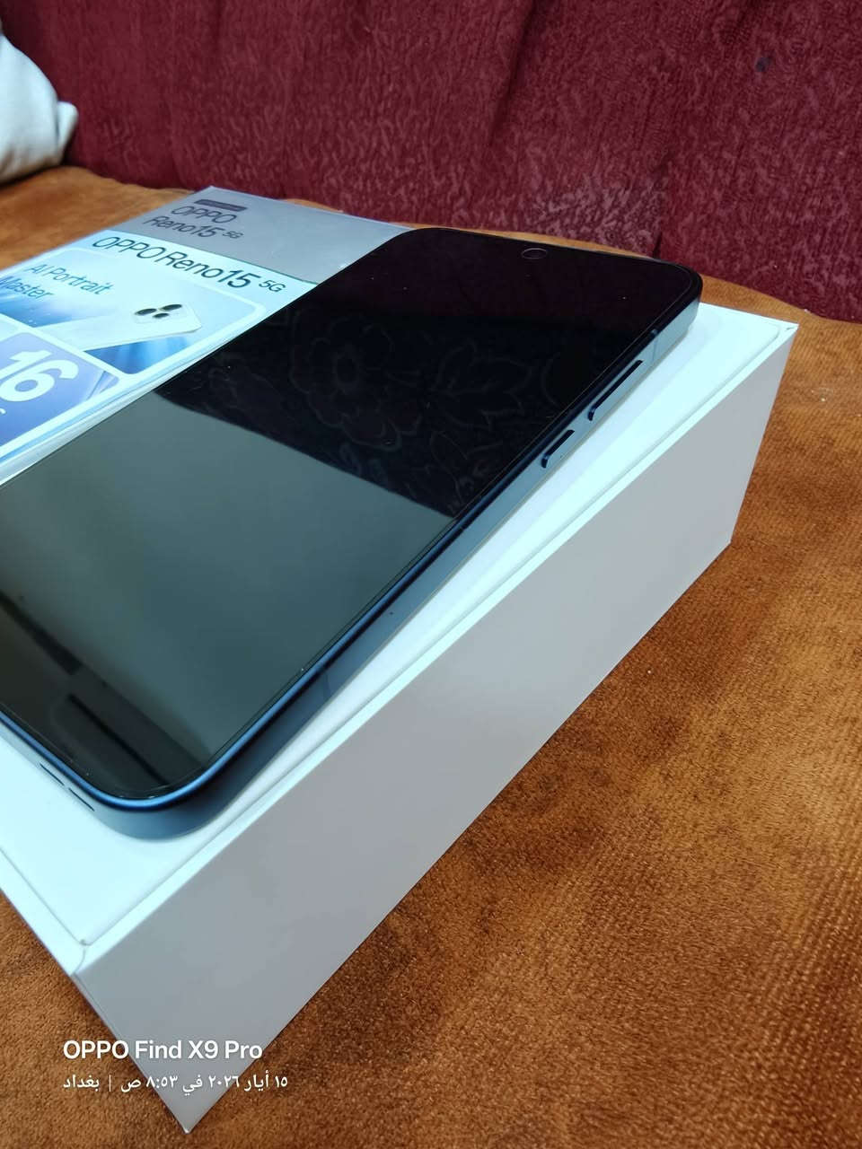 اوبو رينو 15 العادي بدون برو أو بدون F نسخة ال5G معالج سناب دراغون 7gen4 رام 12 ذاكرة 512 استخدام جداً بسيط للتجربة غراضة مامستخدمات كسر كارتون ضمان وكالة اوبو لون حبري سعرة 625 ألف بي مجال بسيط علما ان سعرة بالوكالة 870 ألف مكاني بغداد الزعفرانية رقم الموبايل *********** .. رجاءً بدون كسر بالسعر هذا سعرة بالوكالة اللي ميعجبة يعبر المنشور... السعر 625 ألف
