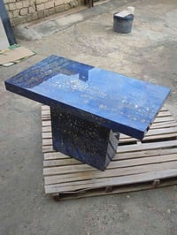 ✨ اللهم صلِّ على محمد وآل محمد ✨ 🔹 طاولة بورسلين فاخرة (ميز ديكور عصري...