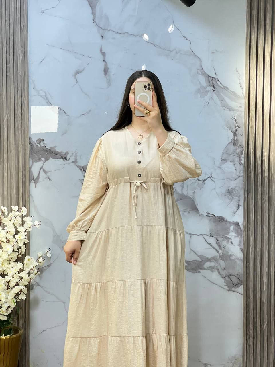 ✨ كسوة نسائية راقية وأنيقة 💯
👗 ثوب كريب زارا بجودة عالية ومريحة للّبس
🌸 تصميم أنثوي واسع بقصة عصرية تناسب مختلف الأذواق
👌 
📏 المقاسات المتوفرة: L - XL - XXL - 3XL
🎨 مناسب للخروجات، الزيارات والمناسبات اليومية بكل أناقة
وتوصيل فابور ساااارعو قبل النفاد 
 مرحبا بالجميع 🥰


**إذا كنت صاحب هذا الإعلان وتريد حذفه لأي سبب، رجاءا أرسل رسالة إلى الدعم الفني**