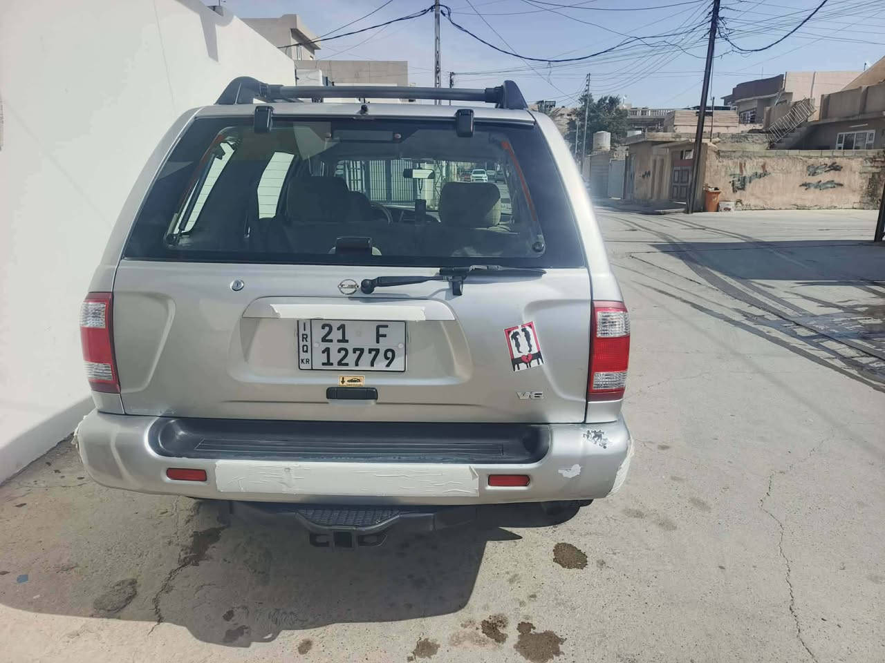 نيسان باسبندر 2002 كير محرك بيلادي توماتيك دبل اكسل
سياره خليجيه فقط قطعه واحد صبخ شرط سونار و فحص
رقم سليمانيه .كوبون بنزين بيهه
تايرات جديد تاخم صدر شرط تبريد شغاله دواخلهه نضيفه 
مكان سياره كركوك
سعرهه .78 
***********
