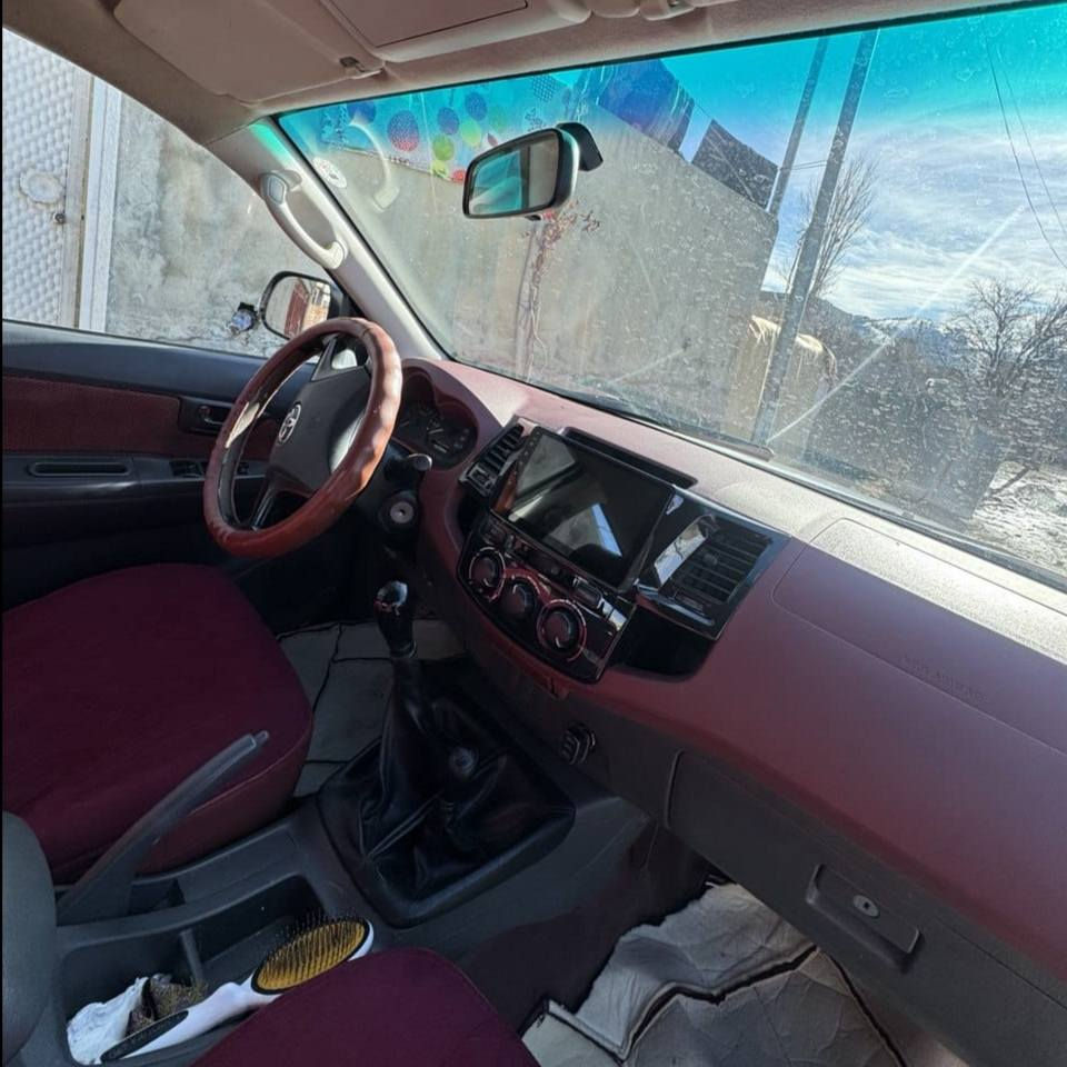 تۆیۆتا هایلۆکس 2014 شەریکە جیهان بێ بتڵ 
219 هەزار کیلۆمەتر ڕۆیشتووە 
بەناوی خۆمەوەیە 
سەنەوی تاکو مانگی 11ی 2030نوێکراوەتەوە
گێڕ عادی بەشەرت 
پارچە ڕەشە لەسەرساغە 
بۆدی دواوەی نەگۆڕاوەو خاوێنە 
چەملەغی پێشەوەی لای شوفێر قرچێکی هەیە ،
 لەکاتی چونەژوورەوە بۆگەراج بەدینگەیەک کەوتوە ، 
ناوەوەی نەگرتوەو بەتانەی نەگرتوە 
ئەوەی تر هەمووی بەشەرت 

سـعـر : لە کۆمێنت داوابکە ڕاستەوخۆ بۆت دێت 📥 

گێر و مەکیەنەی بەشەرت 
مەکینە کراوەتەوە بۆ قایش ڕوونی دەدا لەلای خۆم کراوەتەوە 
هیچ کێشەیەکی تێدا نییە 

ژمارەی خاوەنەکەی 
کۆڕەک ***********
زین ***********
