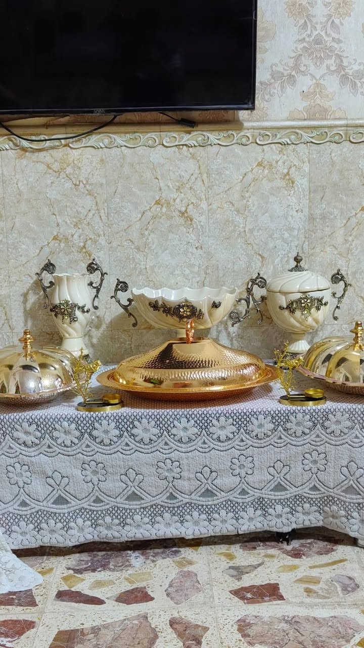 مناسف ملكية بالة كويتي قياس 50سم
سعر القطعة 25

كربلاء يوجد خدمة توصيل


**إذا كنت صاحب هذا الإعلان وتريد حذفه لأي سبب، رجاءا أرسل رسالة إلى الدعم الفني**