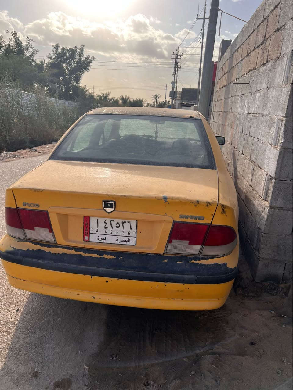 السلام عليكم خواتي سمند ناطقه 2011
السياره جانت جاهزه بس حتركت عدي وتضررت الضفاير ولدعاميه ولفانات  كيره نعمه مكينته كايمه ونزلته من السياره بديه حلو وغرفته حلوه تبريده الغاز طار بلحريق 
سنويته تنتهي بشهر 12 راعيه يريد تحويل  ابيع كوم حديد اتكفل بصولياته  فقط رجاأ شباب يلي مايعجبه سعره لا يعلق   وتفاصيل اكثر نتصل *********** البصرة, العراق
