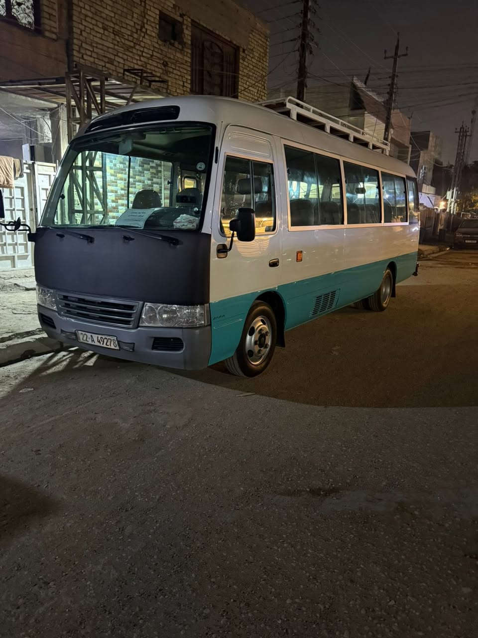 السلام عليكم
كوستر موديل ٢٠١٤ للبيع بيها صبغ الصفحه القصيره والجنطه دوشمه عام  تخم تاير كامله السياره اي نقص مابيها  السعر ٣٣٠ وبيها مجال 
للاستفسار  الاتصال على الرقم (***********)
