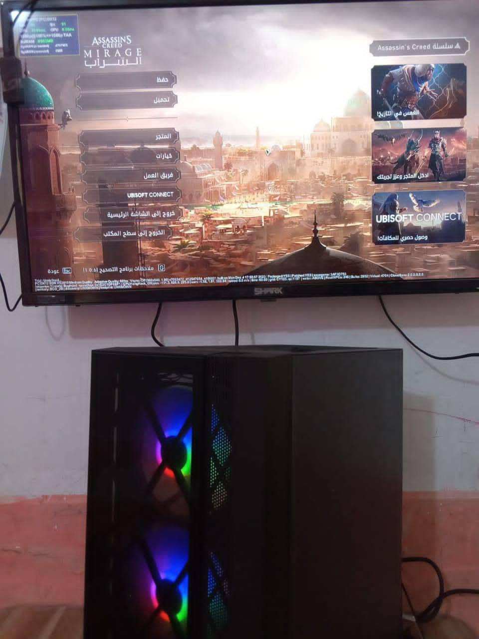 حاسبة pc للبيع
نظيفة جداً و استخدام قليل أيضاً 

المعالج : AMD Ryzen 5 5600G
كارت الشاشة : rx580 
الرام : RAM 16 GB
اللوحة الأم : B550
هارد : جديدhdd 500 + m.2 /128g 
البور سبلاي : جديد ٦٥٠ واط من شركة ثرمالك THERMALRIGHT

ملحقات : شاشة عادية حجم ١٧ نوع قديم LG
+ ماوس و كيبورد

#المعلومات الاضافية داخل الصور 

#الحاسبه حالياً مفرمتها

لكن سابقاً شغلت عليها كل الالعاب تقريباً 
 اون لاين 
 و اوف لاين

السعر : ٤٧٥ ألف  
 مكاني النجف 
سبب البيع عدم وجود وقت فراغ

للتواصل: ***********
