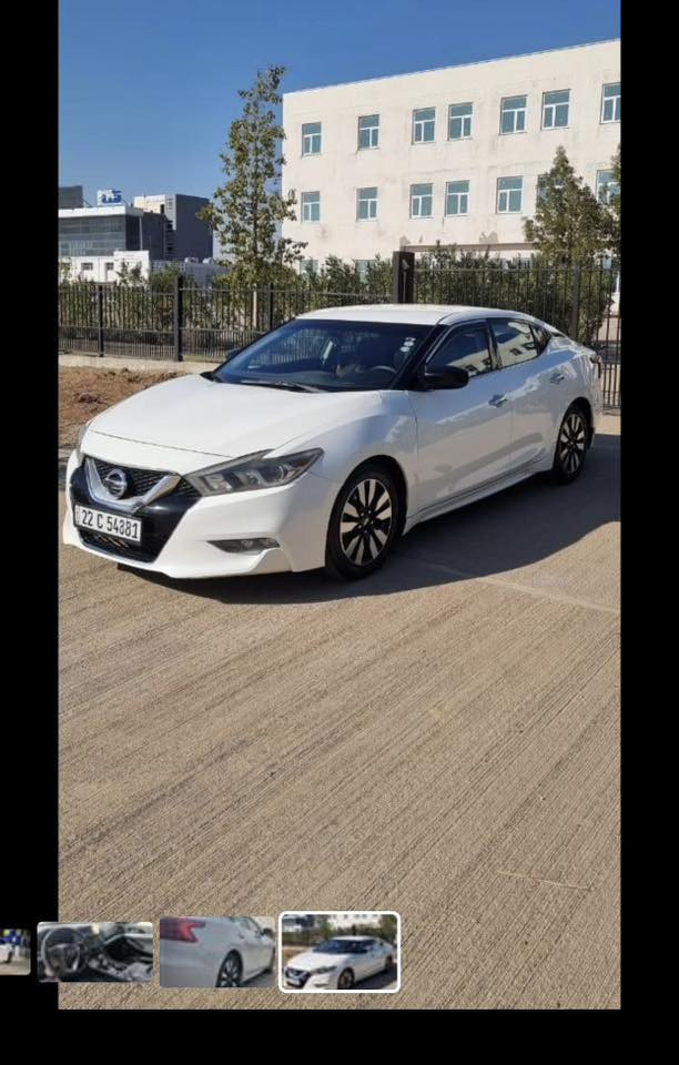 السلام عليكم نيسان ماكزيما 2018 للبيع السونار موضح  حادث خفيف مكانها ديالى كير مكينة كفالة  ماشية 130 بسمي السعر 128 وبيها مجال بسيط  للتواصل 
***********
