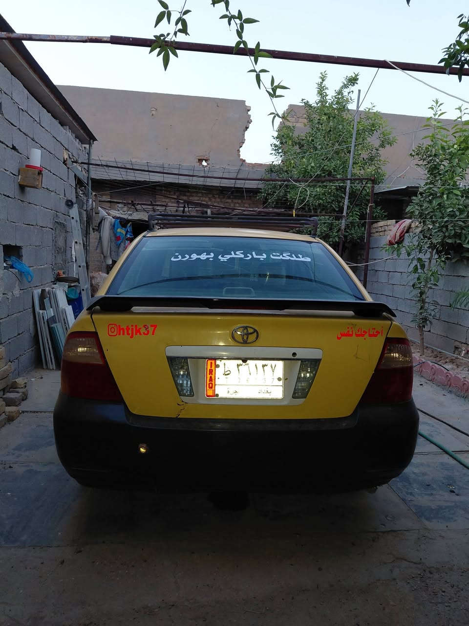 سلام عليكم اقرة المنشور قبل التعليق
كورلا  2005 خليجي للبيع  ..  شباب المعروف هذا الموديل متتحول لازم تنصبغ لونها الاصلي الي هوة ابيض حتى تتحول بلمرور للشاري اني علية ادفع نص المبلغ مال الصبغ  200000  .  ميتين الف  ...  السيارة كاعدة حلوة تبريد شغال ثلج بس الله شاهد اليوم كالو الكلج مال التبريد موزين بس جاي يشتغل بس يسحب تيار  ...  ويراد تنضيف جويتر فقط الصدر ممتاز وعندي غراض صدر جدت احتياط  ..  السيارة عندي وكالة بيع وشراء وصاحبها موجود جيراني تحياتي لشخة الكريم  ..  السيارة عارضها قفل قفل  50 ورقة  .. عنوان ابوغريب  واسف على الاطالة


**إذا كنت صاحب هذا الإعلان وتريد حذفه لأي سبب، رجاءا أرسل رسالة إلى الدعم الفني**