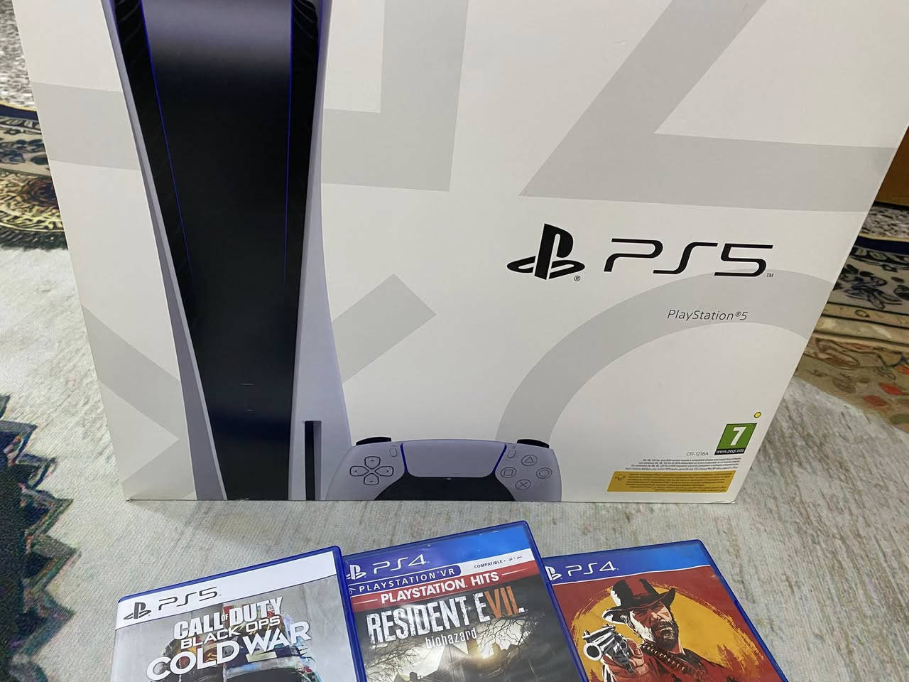 متوفر Ps5مع ملاحقات اصلية وجهاز لامفتوح ولا مصلح مع 3العاب
السعر:750الف


**إذا كنت صاحب هذا الإعلان وتريد حذفه لأي سبب، رجاءا أرسل رسالة إلى الدعم الفني**