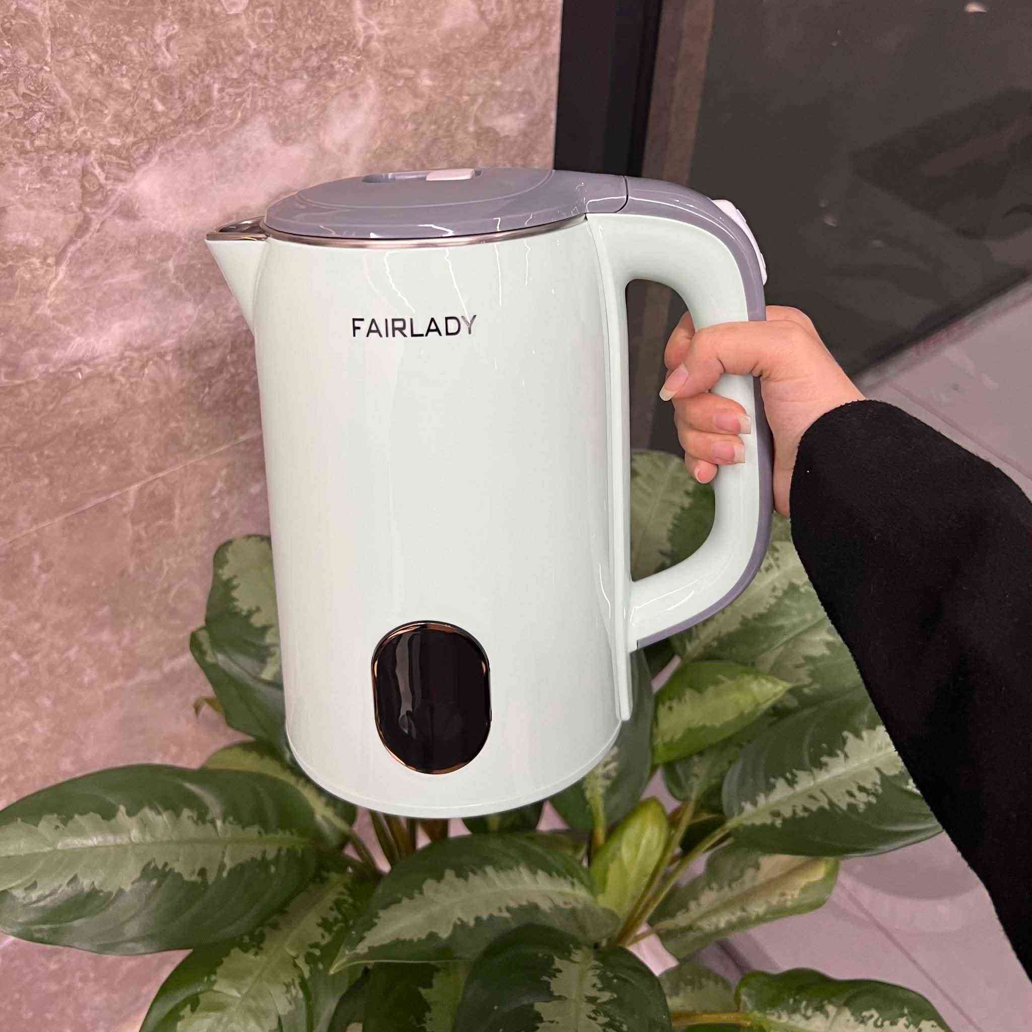 ☕✨ غلاية FAIRLADY الأنيقة لسرعة وراحة كل يوم!

سعة كبيرة 2.5 لتر تناسب العائلة والمكتب 👨‍👩‍👧‍👦
غليان سريع مع إيقاف تلقائي لأمان أكثر 🔥
تصميم عملي بقاعدة دوّارة 360° وسهلة الاستخدام 🔄
فلتر قابل للغسل ومواد آمنة BPA Free 💧
يوجد خدمة توصيل لجميع المحافظات بغداد, العراق


**إذا كنت صاحب هذا الإعلان وتريد حذفه لأي سبب، رجاءا أرسل رسالة إلى الدعم الفني**