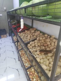 رفوف مخضر وفواكه جديده للبيع للاستفسار 07846977903
