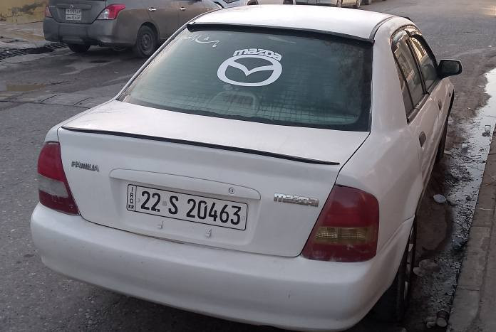 مازدا 2002  تەکسی بووە کراوەتە خسوسی ، گێر تۆماتیک ژینگەوساڵیانە 2030 ،هەزەی نوێ یە ، وەرگەڕاوەبڕایتەوە، تەنها بەنجەمۆروو غەرامە بەشەرت 38 $ کەمێک مجال /هەولێر ***********
