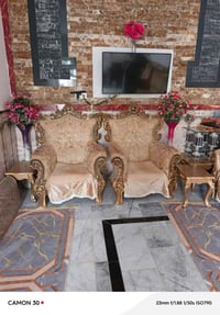 طخم ملكي مستخدم نظيف للبيع  عدد المقاعد 10 مع طبلات 2 حجم صغير و  1 كب...