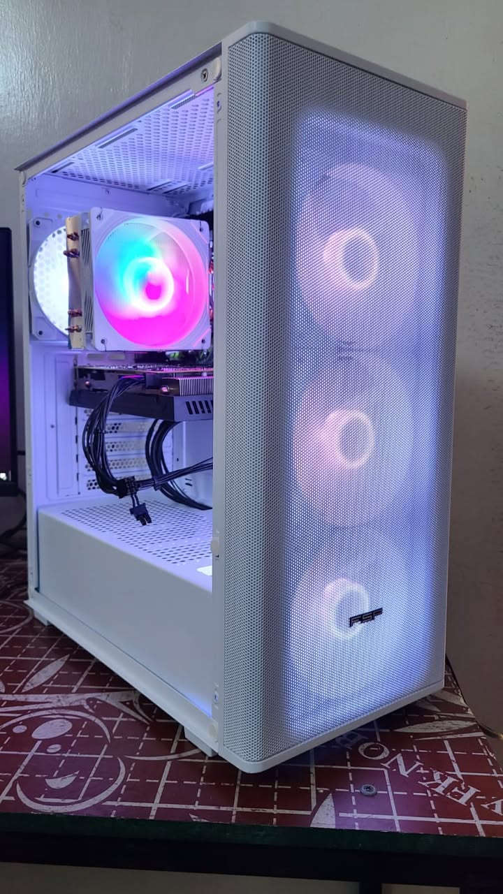 السلام عليكم
اخوان pc للبيع والسبب ما مستقر بمكان او مراوس ب لابتوب 
مواصفات 

CPU : Xeon E5 2680 V4
Cooler 120ML RGB 
M.B X99 DDR4
GPU RX 580 4GB 
Ram 16GB DDR4
PSU  550W 
Storage : SSD128GB 
+HDD 500GB 

CASE +3FANS RGB
وياها شاشه 
بل إضافه ال ميز وكيبورد وموس
للاستفسار ***********
عنواني بغداد الدوره
