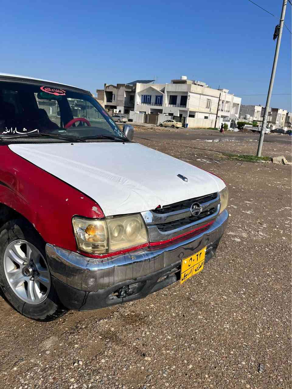 پیکاب دیر 2007 
٤ جام کارەبا 
٤ تایەیی نویی لۆک 
پیش و پشتی تازە نویکرایتەوە
گیرو مەکینە بەشەرت 
سەنەوی بەسەر جووە 
٧٠٠دۆلار خرامەی لەسەرە 
45 محامەلە 
*********** أربيل, العراق
