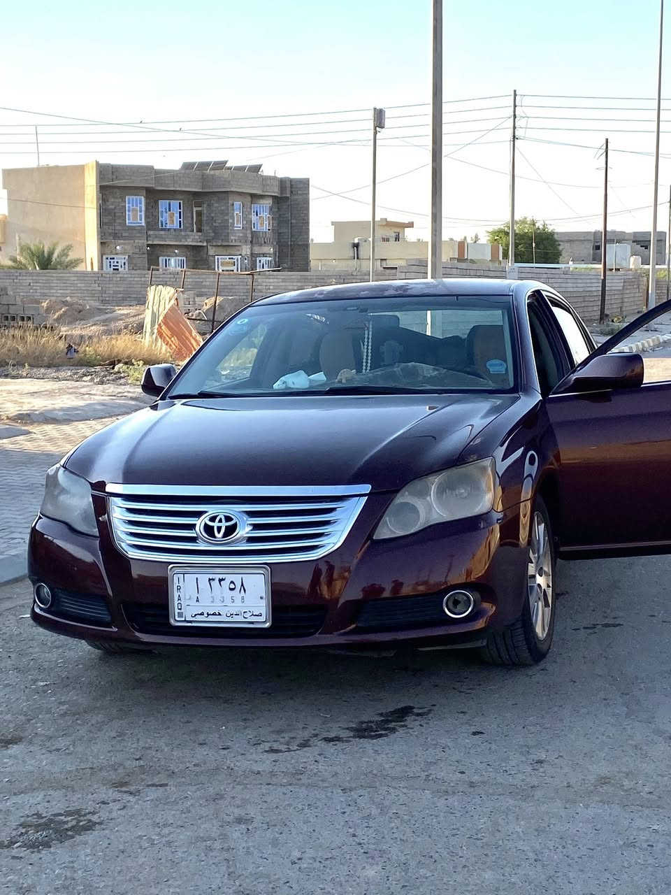 اڤلون موديل 2008
السلام عليكم
تيوتا اڤلون
وارد امريكي 
گير ومحرك شرط
ضررها 3 قطع صبغ بدون دواخل
رقم صلاح الدين الماني 
السيارة ب اسمي تحويل ثاني يوم
السعر 115 بيها مجال بسيط
غير متواجد على الفيسبوك(مكلف بالنشر)
رقم صاحب السيارة 

0770 480 9301
