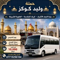 النجف كربلاء العلوية • كوستر حديثة • الخميس