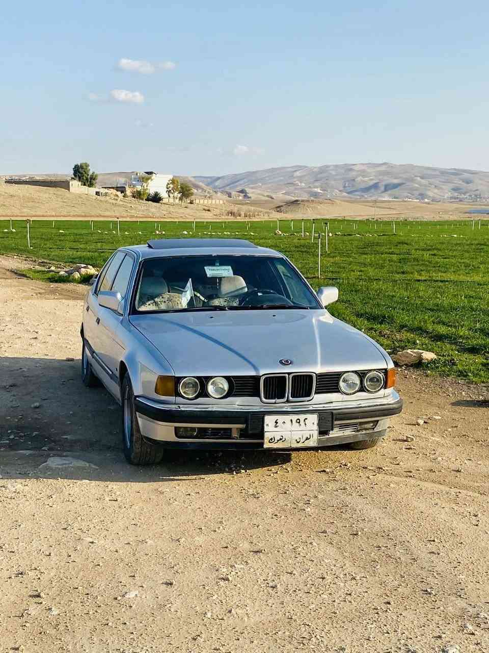BMW 730i
مۆدیل 1990 
6پستۆن
چوارتایی نوێی لە ژێرە 
گێر عادی 
سلایت 
کارەبایات بەشەرت 
موکینە فەل 
رەقەم *********** مخمور, أربيل
