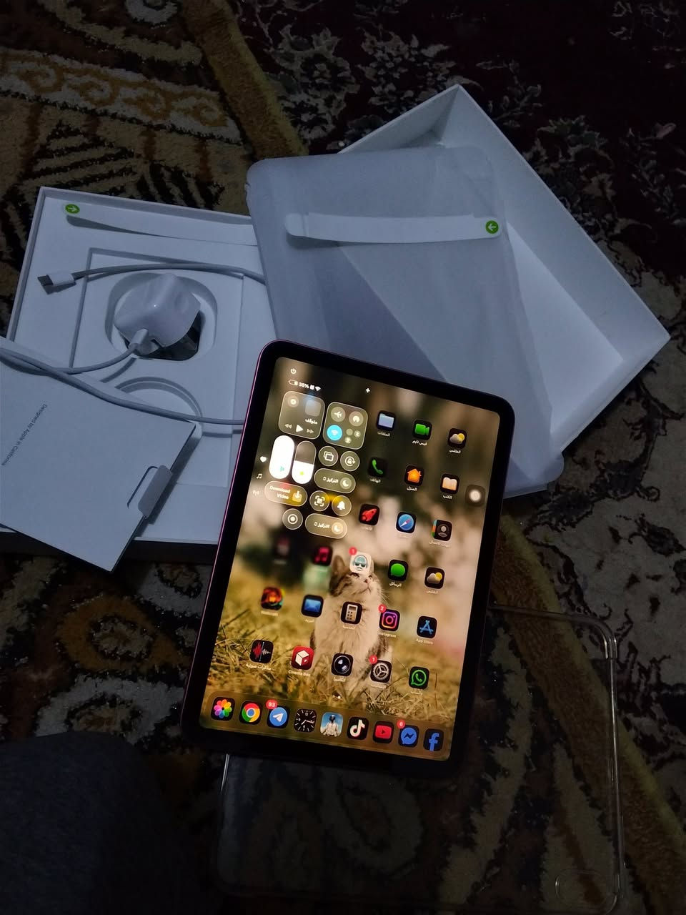 ايباد 11 ذاكرة 128 نضافه 100 بل 100 غراضه كامله جهاز حله حال مشحون 60 مرا بطاريه 100 مكاني بغداد سعر 390 الف قفل رقم ***********
