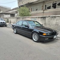 بي ام خفاش حجم 744 اصل وفصل  فول لفول سياره 5 بردات سياره داخل ابيض  س...